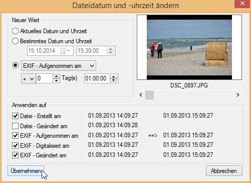 XnView EXIF Datum 2 XnView EXIF Datum 2