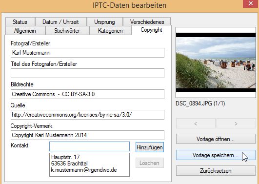 XnView IPTC 2 XnView IPTC 2