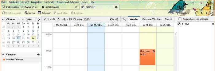 Thunderbird: Termin erstellen Thunderbird: Termin erstellen