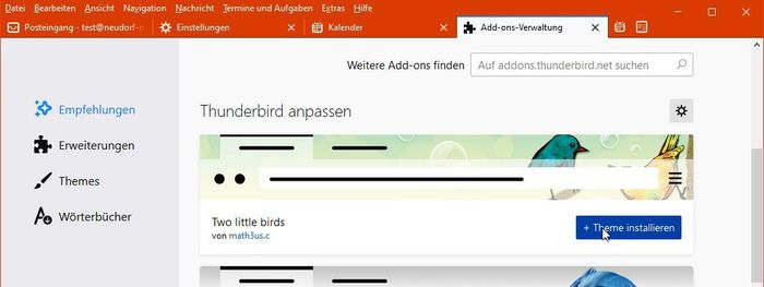 Thunderbird: Add-ons Thunderbird: Add-ons