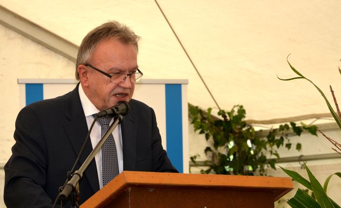 Landrat Erich Pipa beim Festakt Landrat Erich Pipa beim Festakt