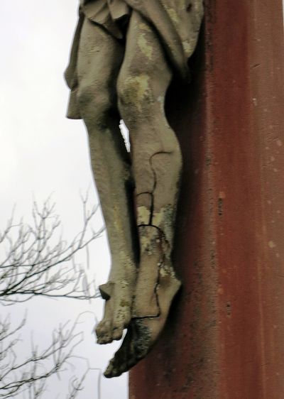 Detailansicht derJesusfigur (2016) Detailansicht derJesusfigur (2016)
