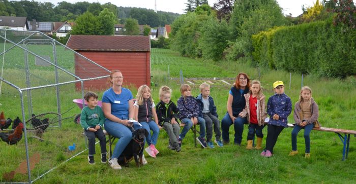Vorschulkinder des Kindergartens Abenteuerland Hesseldorf