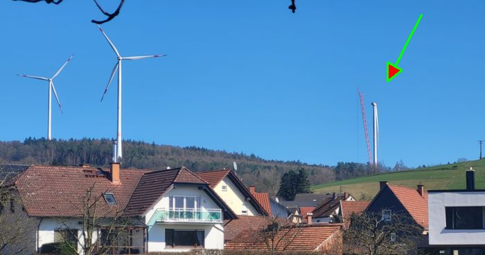 Reparatur am Windrad Reparatur am Windrad