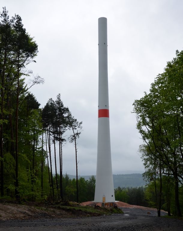 Betonturm von WEA5 Betonturm von WEA5