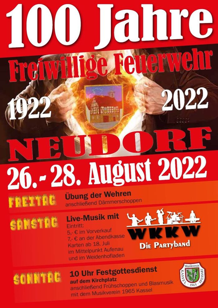 100 Jahre Freiwillige Feuerwehr Neudorf 100 Jahre Freiwillige Feuerwehr Neudorf