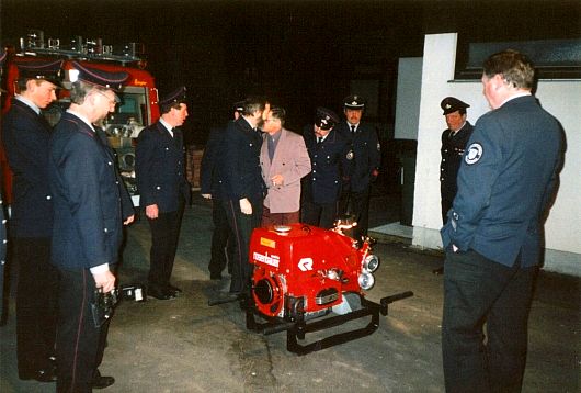 Übergabe TS8-8 der Fa. Rosenbauer Übergabe TS8-8 der Fa. Rosenbauer